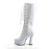 Pleaser - ELECTRA2020 Kniehoge laarzen - Wit Product image